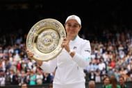 Ashleigh Barty at Wimbledon 2021.